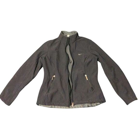 Nike Jackets & Blazers - Nike Women's Softshell Fleece Lined Jacket Full Zip Black Large G